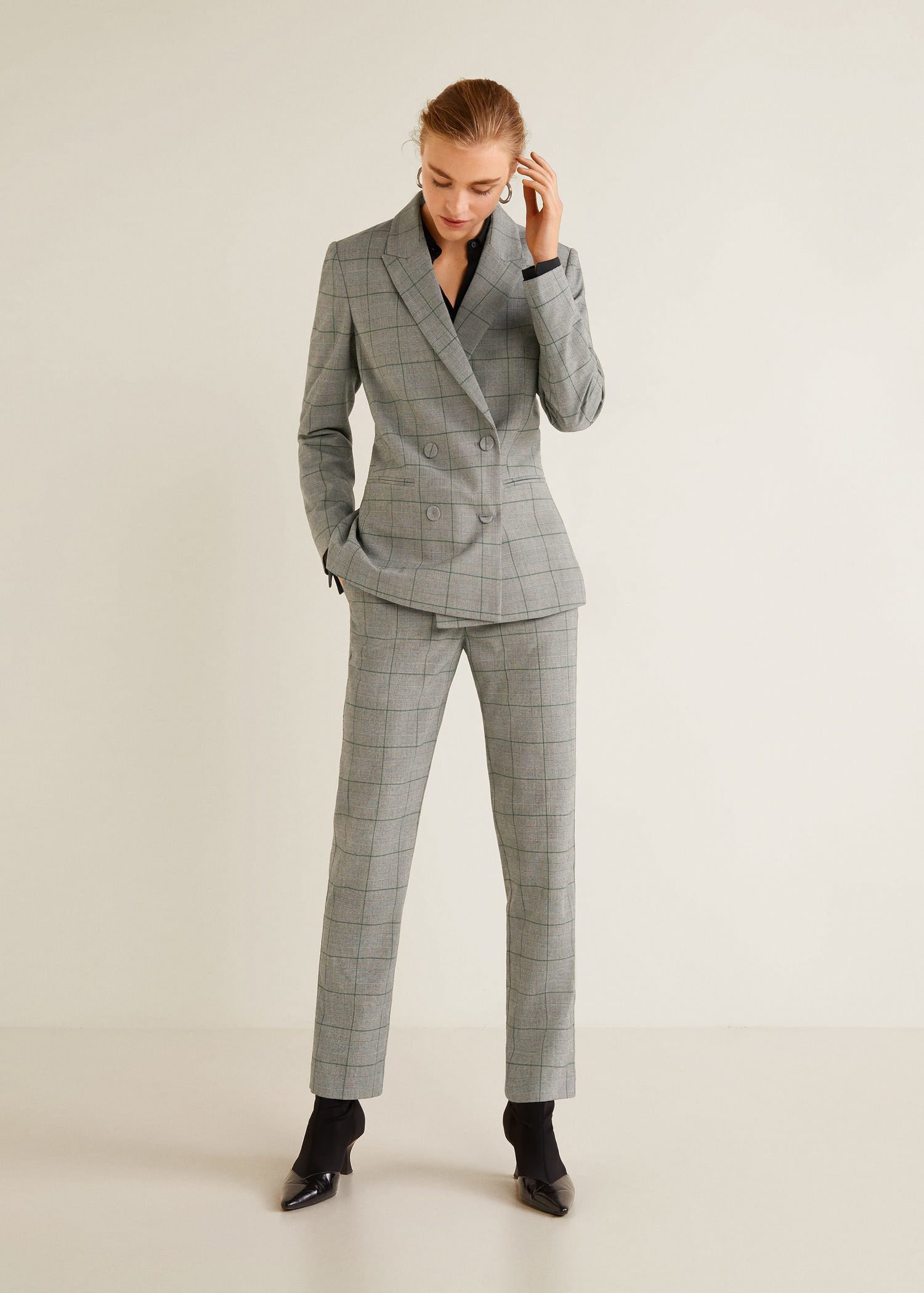 Check Structured blazer - Image 4