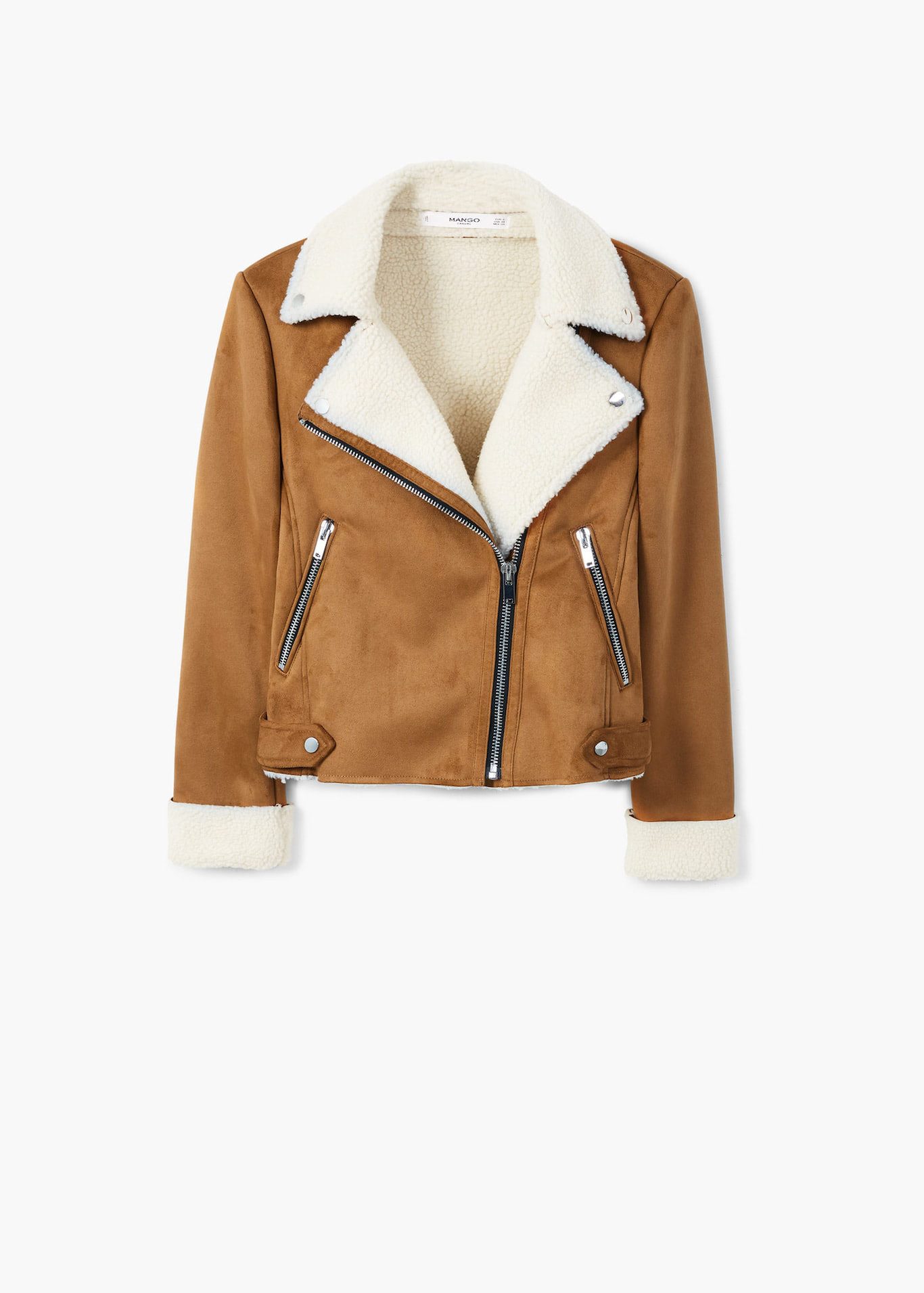 Faux shearling jacket - Image 5